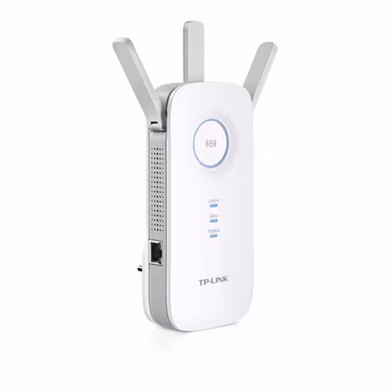 TP-Link RE450 budget WiFi extender with AC1750 dual-band technology offering reliable performance and 1500 sq ft coverage under $50